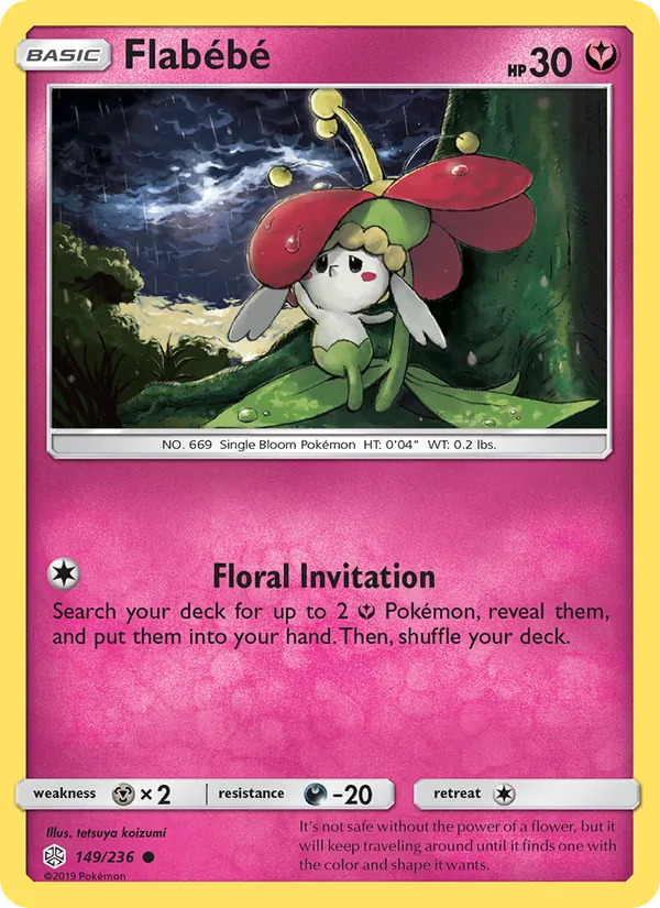 Flabébé #149 – Cosmic Eclipse card