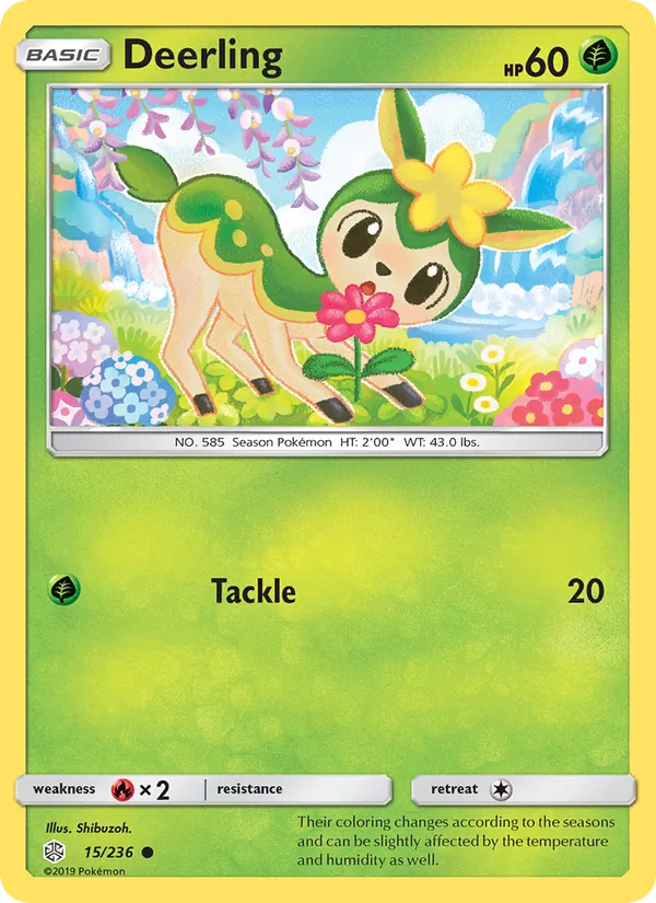Deerling #15 – Cosmic Eclipse card