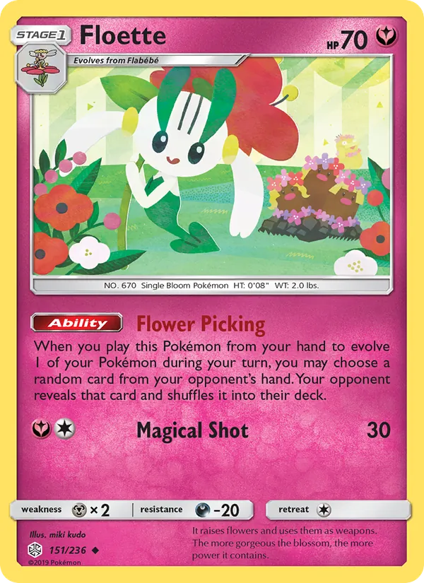 Floette #151 – Cosmic Eclipse card