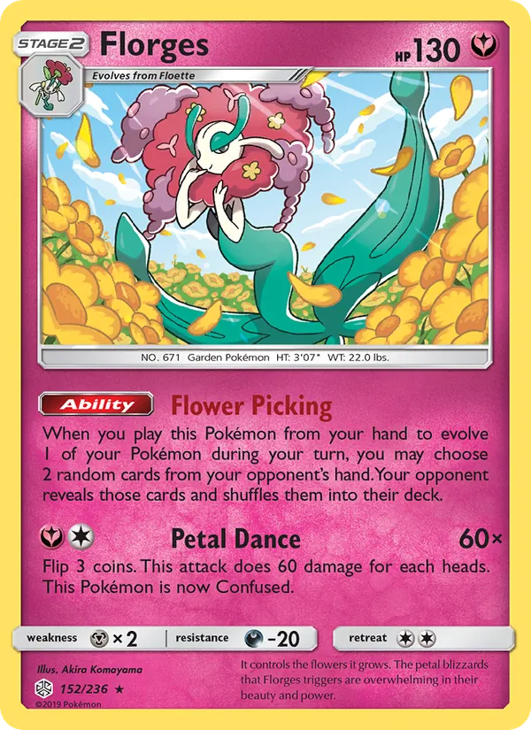 Florges #152 – Cosmic Eclipse card