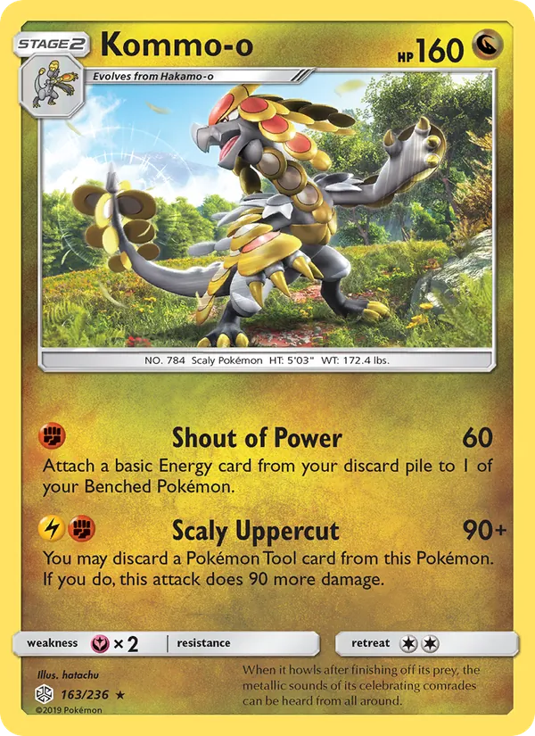 Kommo-o #163 – Cosmic Eclipse card