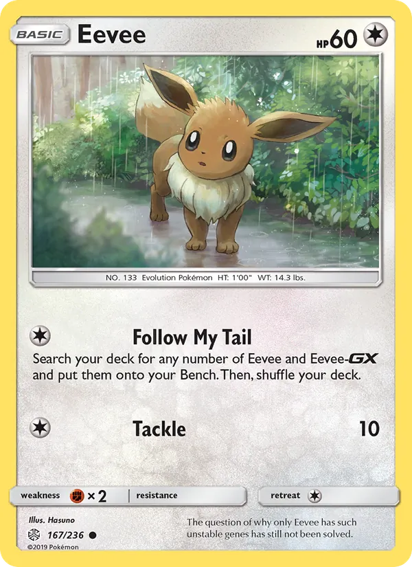 Eevee #167 – Cosmic Eclipse card