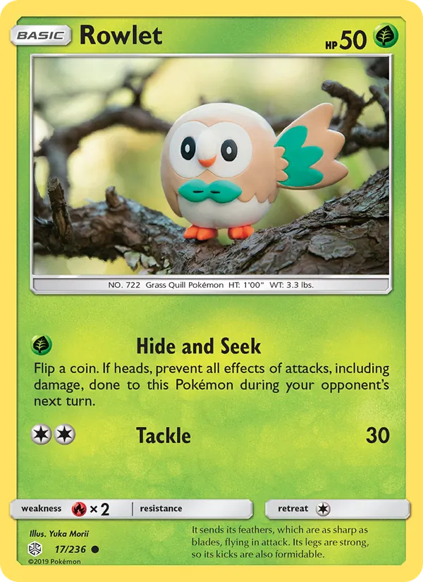 Rowlet #17 – Cosmic Eclipse card