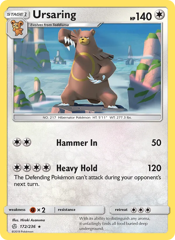 Ursaring #172 – Cosmic Eclipse card