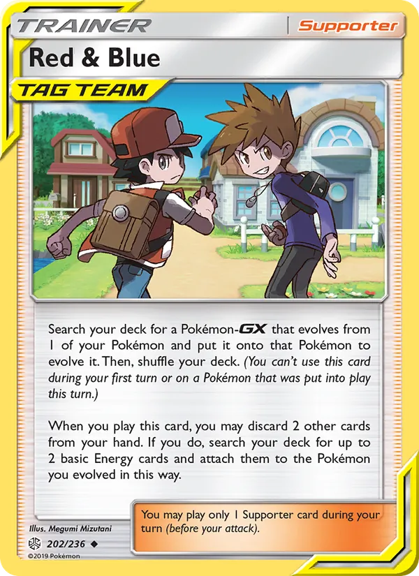Red & Blue #202 – Cosmic Eclipse card
