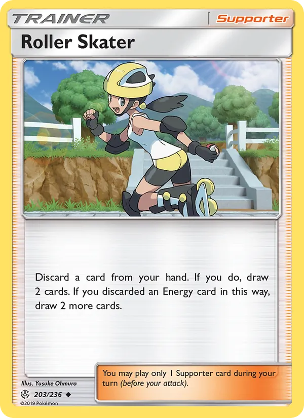 Roller Skater #203 – Cosmic Eclipse card