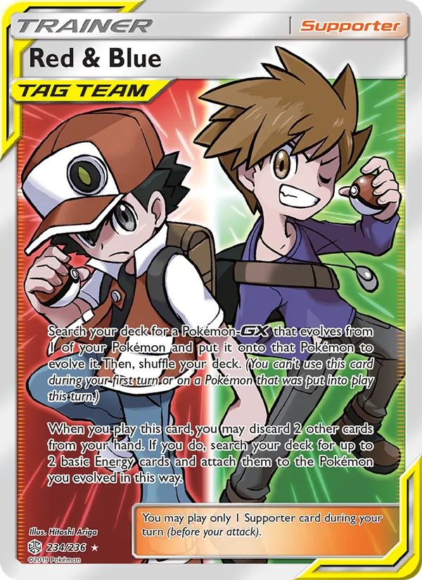 Red & Blue #234 – Cosmic Eclipse card