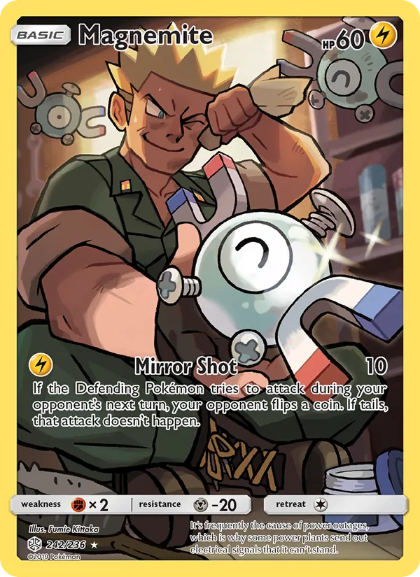 Magnemite #242 – Cosmic Eclipse card