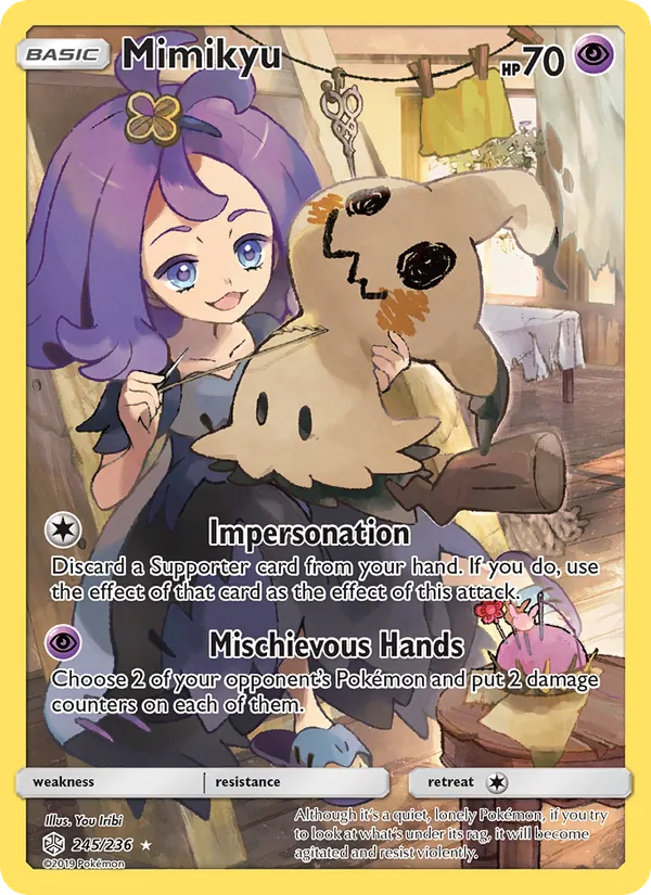 Mimikyu #245 – Cosmic Eclipse card