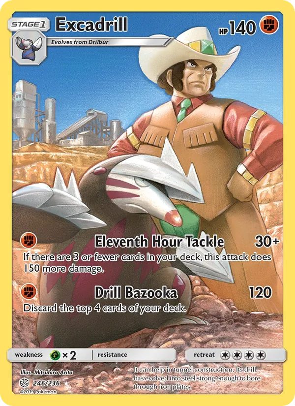 Excadrill #246 – Cosmic Eclipse card