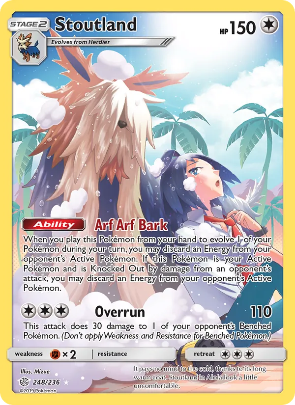 Stoutland #248 – Cosmic Eclipse card
