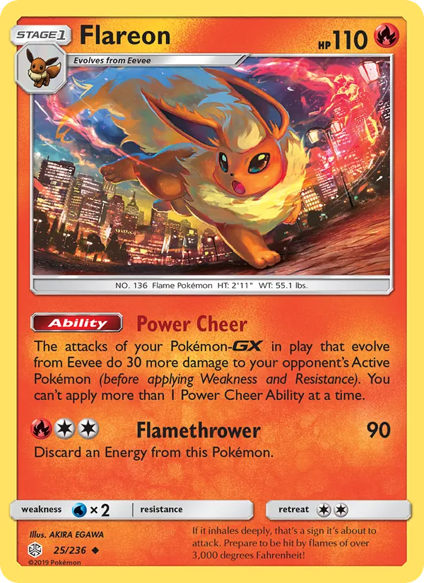 Flareon #25 – Cosmic Eclipse card