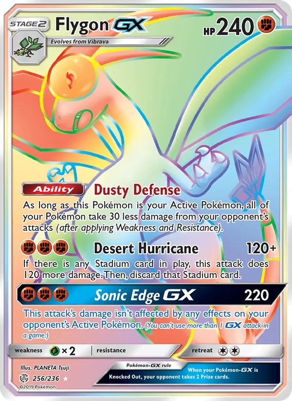 Flygon GX #256 – Cosmic Eclipse card
