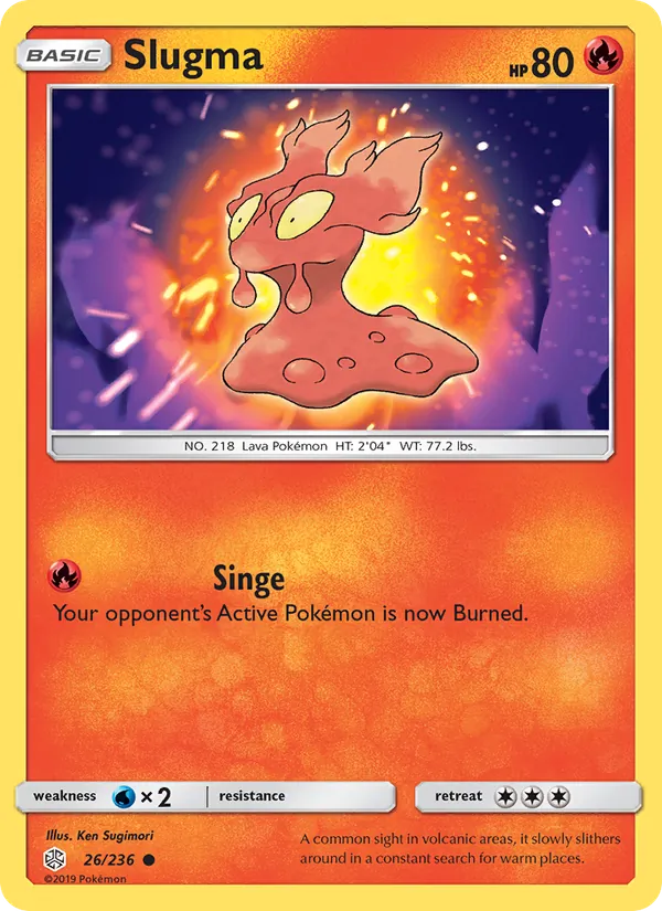 Slugma #26 – Cosmic Eclipse card