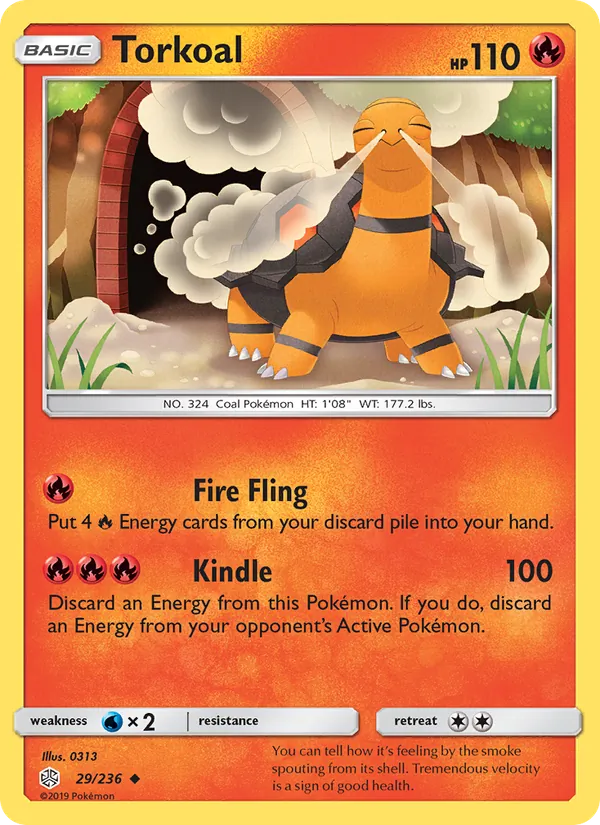 Torkoal #29 – Cosmic Eclipse card