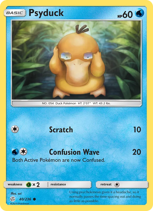 Psyduck #40 – Cosmic Eclipse card