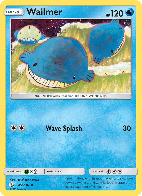 Wailmer #45 – Cosmic Eclipse card