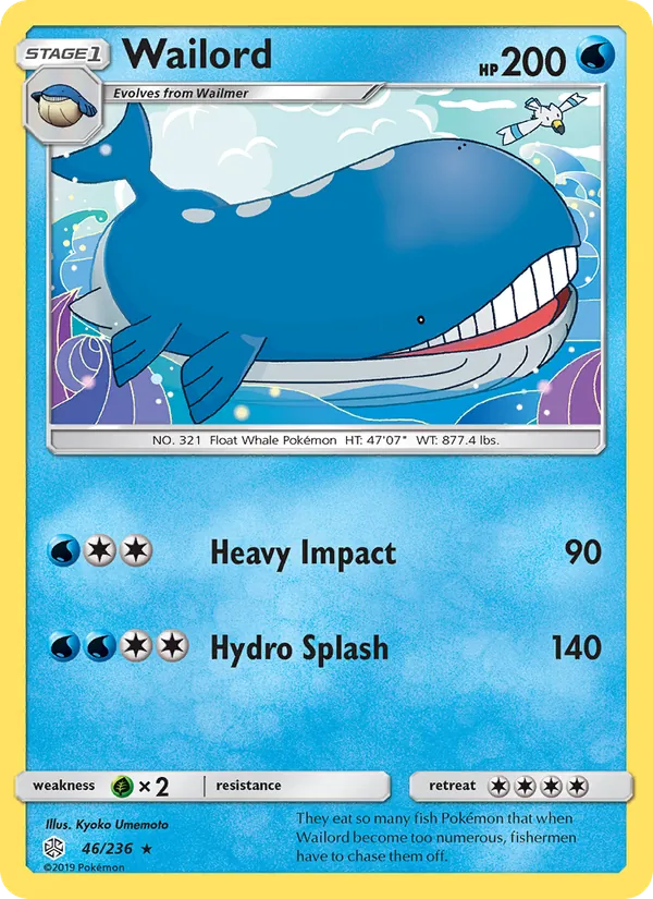Wailord #46 – Cosmic Eclipse card