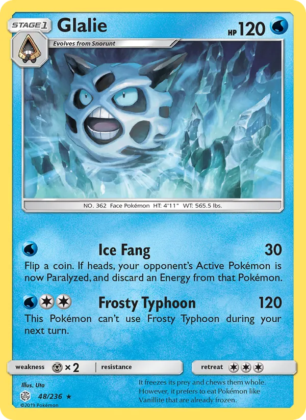 Glalie #48 – Cosmic Eclipse card