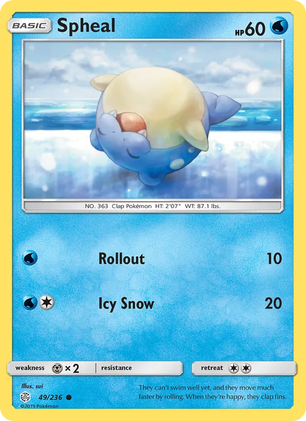 Spheal #49 – Cosmic Eclipse card