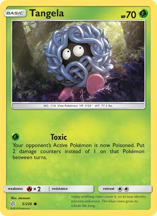 Tangela #5 – Cosmic Eclipse card