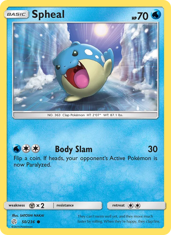 Spheal #50 – Cosmic Eclipse card
