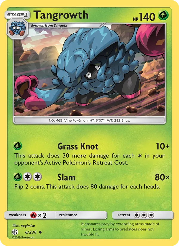 Tangrowth #6 – Cosmic Eclipse card