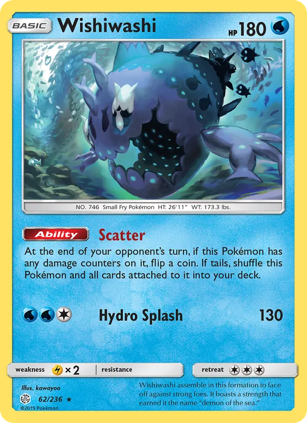 Wishiwashi #62 – Cosmic Eclipse card