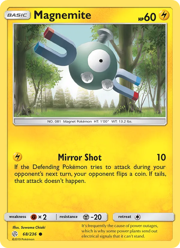 Magnemite #68 – Cosmic Eclipse card