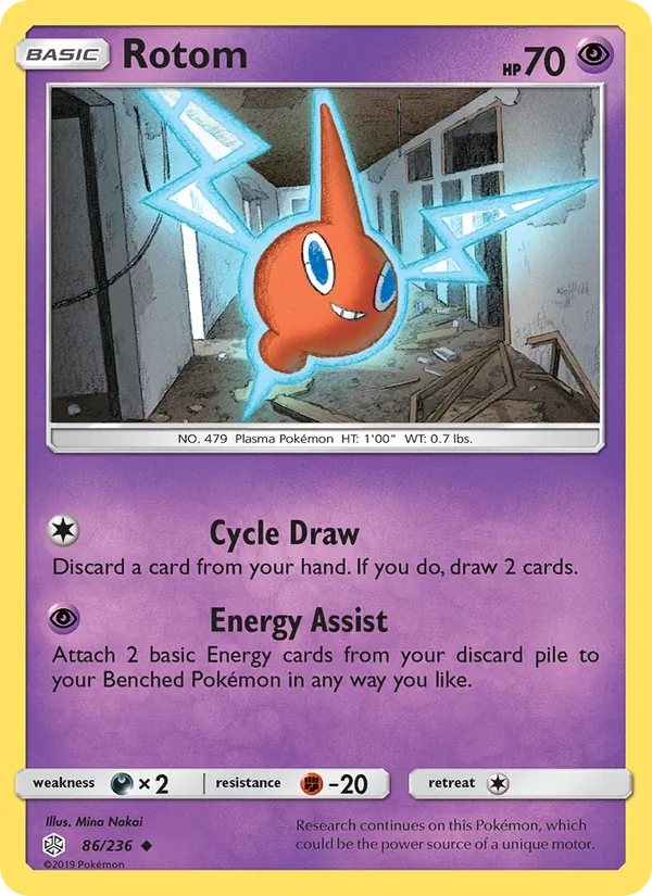 Rotom #86 – Cosmic Eclipse card
