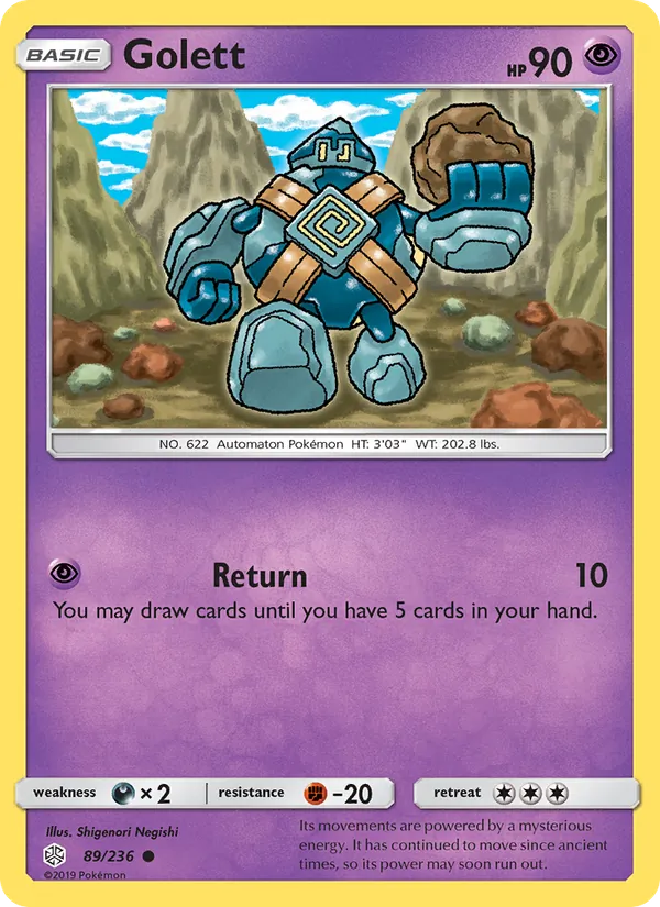 Golett #89 – Cosmic Eclipse card