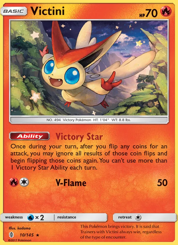 Victini #10 – Guardians Rising card