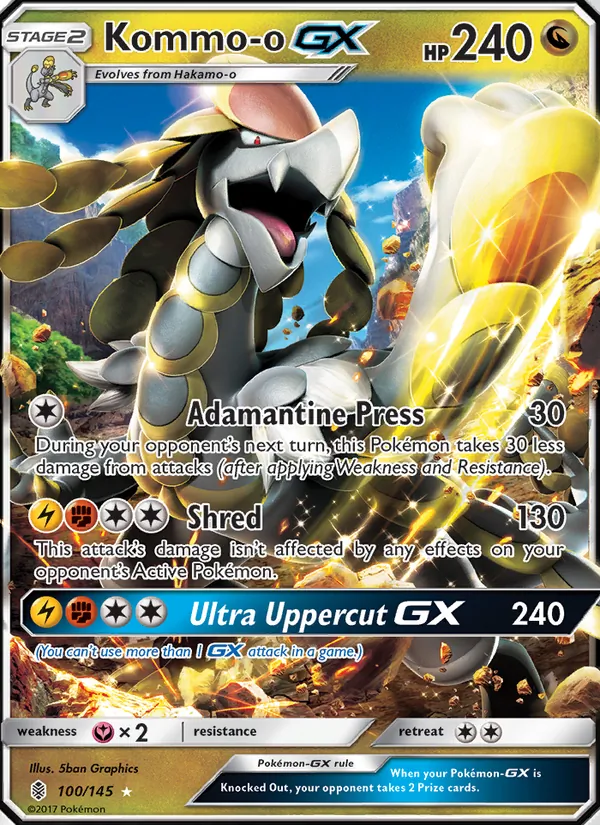 Kommo-o GX #100 – Guardians Rising card
