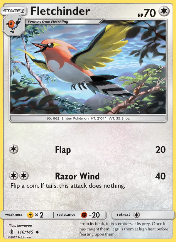 Fletchinder #110 – Guardians Rising card