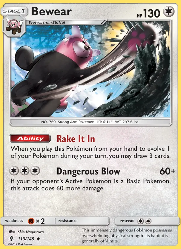 Bewear #113 – Guardians Rising card