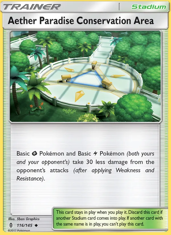 Aether Paradise Conservation Area #116 – Guardians Rising card