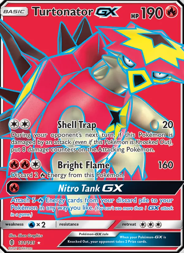 Turtonator GX #131 – Guardians Rising card