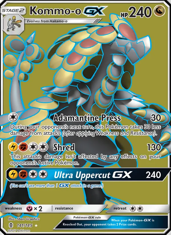 Kommo-o GX #141 – Guardians Rising card