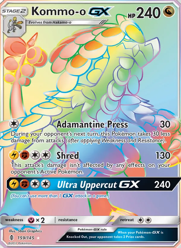 Kommo-o GX #159 – Guardians Rising card