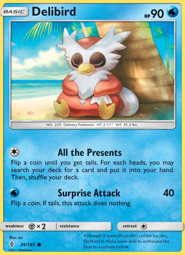 Delibird #26 – Guardians Rising card