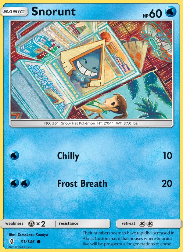 Snorunt #31 – Guardians Rising card