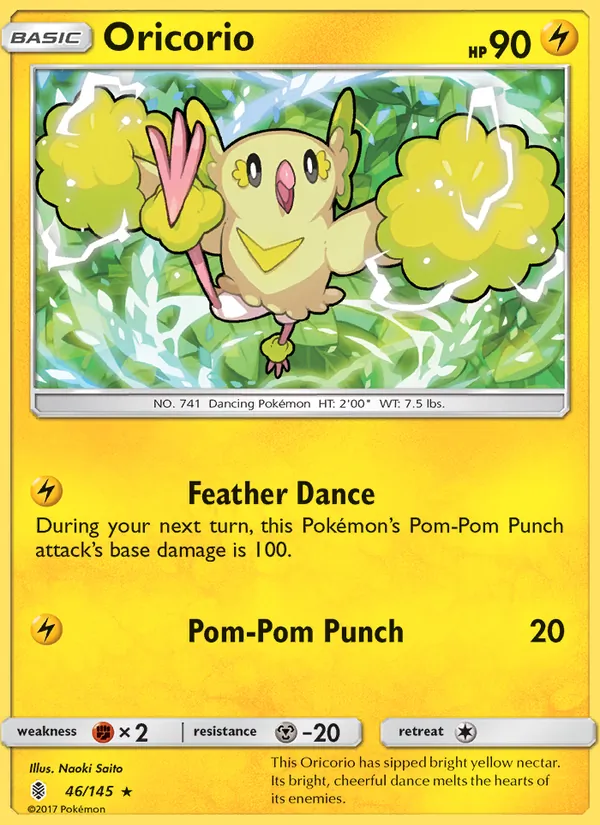 Oricorio #46 – Guardians Rising card