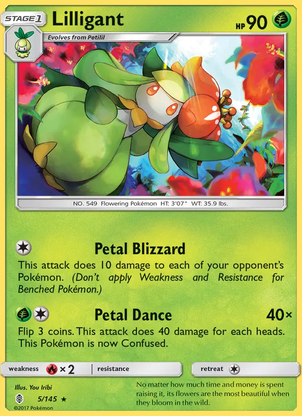 Lilligant #5 – Guardians Rising card