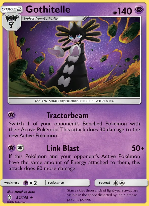 Gothitelle #54 – Guardians Rising card