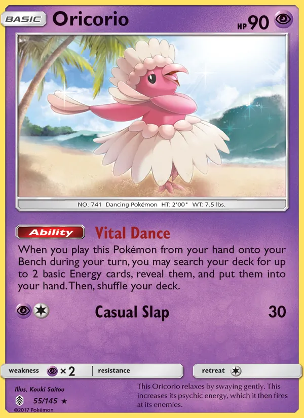Oricorio #55 – Guardians Rising card