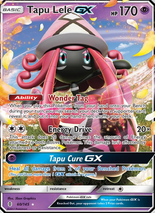 Tapu Lele GX #60 – Guardians Rising card