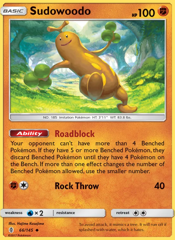 Sudowoodo #66 – Guardians Rising card