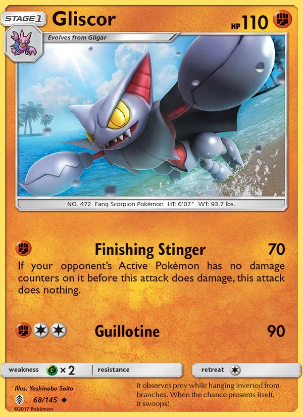 Gliscor #68 – Guardians Rising card