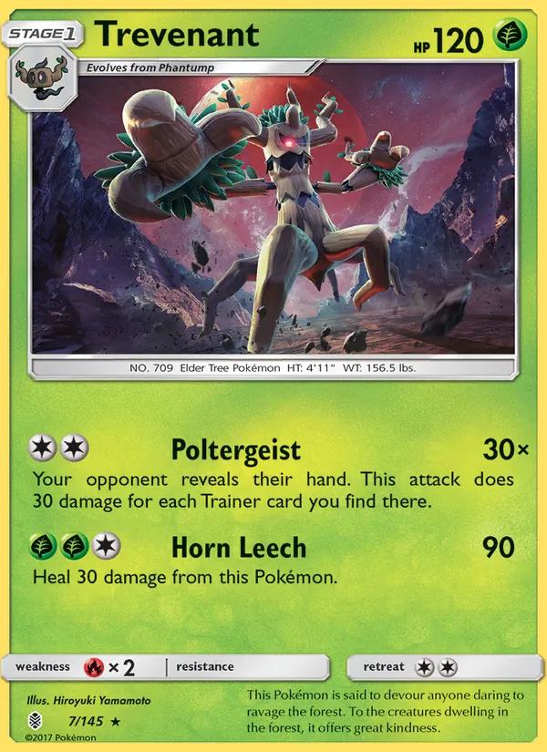 Trevenant #7 – Guardians Rising card