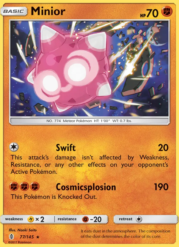 Minior #77 – Guardians Rising card